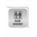 Stainless Steel Self Adhesive BILLING DEPARTMENT Signage Board for Office(6" x 6" inch)