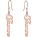 Customized Earrings Simple Drop Dangle Personalized Name for Women Girl