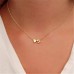 Heart Necklace Chain Jewelry Letter Personalized