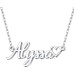 Customized Name Necklace Personalized Jewelry Pendant Hollow Heart