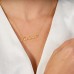 Customized Name Necklace Personalized Jewelry Pendant Hollow Heart