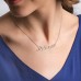Customized Name Necklace Personalized Jewelry Pendant Hollow Heart