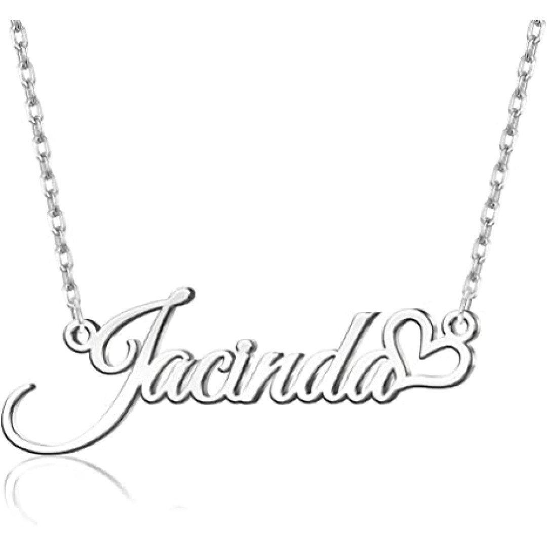 Customized Name Necklace Personalized Jewelry Pendant Heart