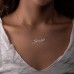 Customized Name Necklace Personalized Jewelry Pendant Heart