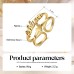 Customized Name Ring Personalized Jewelry Adjustable Heart