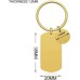 Customized Calendar Keychain Personalized Date Gift For Loved One
