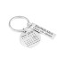 Personalised Keychain Customized Calendar Date Keyring