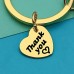 Thank You Keychain Corporate Gift Employee Appreciation Keyring