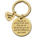Thank You Keychain Gift Employee Appreciation Corporate Gift Keyring 