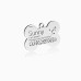 Customized Dog Tag ID for Dogs and Cats Tag  Bone Personalized Text 