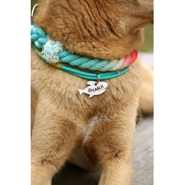 Customized Shark Shape Dog Tag Cat Collar ID for Dog and Cat 