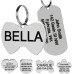 Customized Stainless Steel Pet ID Tags Personalized Dog Tags and Cat Tags 